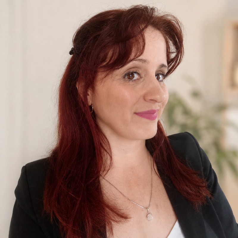 Portrait d'Audrey Uberos, fondatrice de Navia Solutions-Office